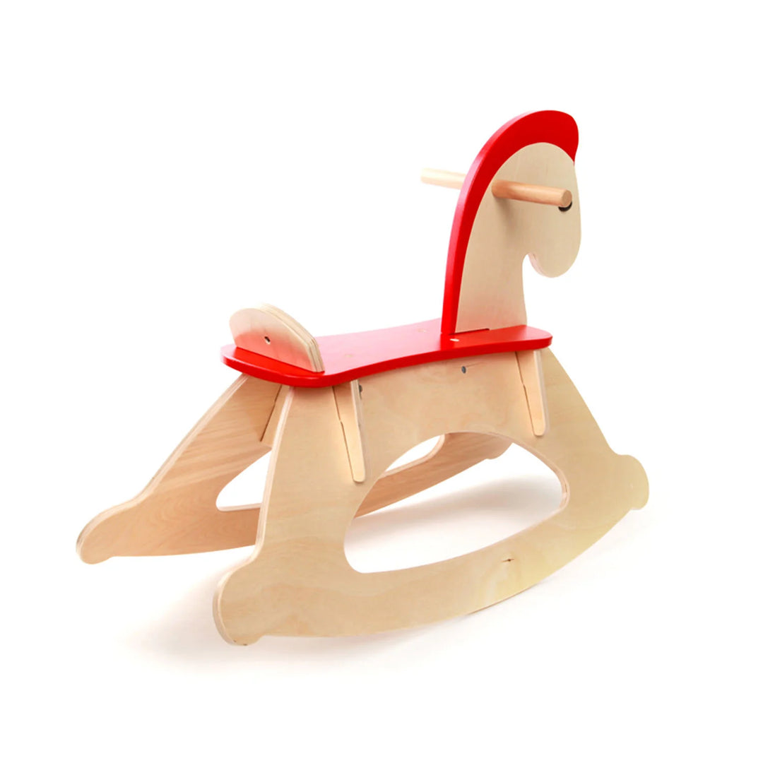 Juego Caballito Mecedora De Madera Para Niños