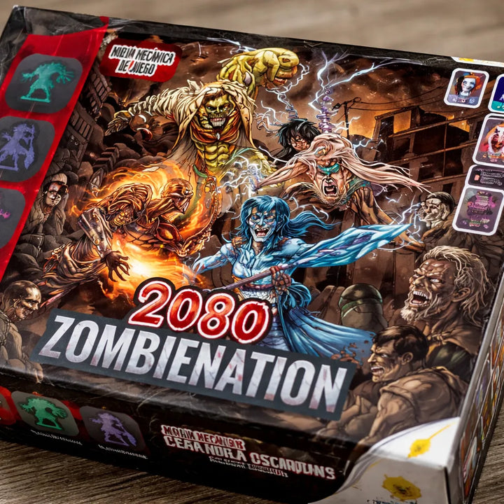 Juego De Mesa Zombienation Estrategia 2080 Para Niños