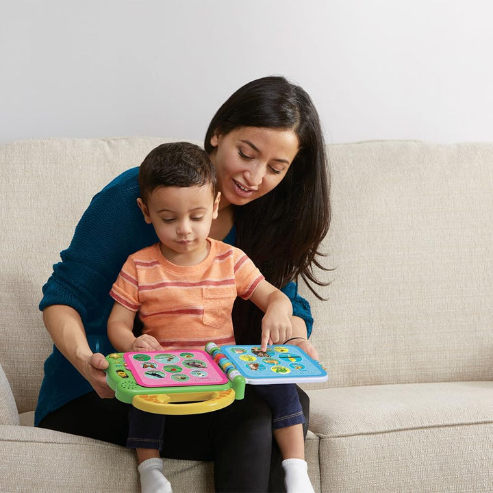 Juguete Libro Bilingüe De Animales Para Niños