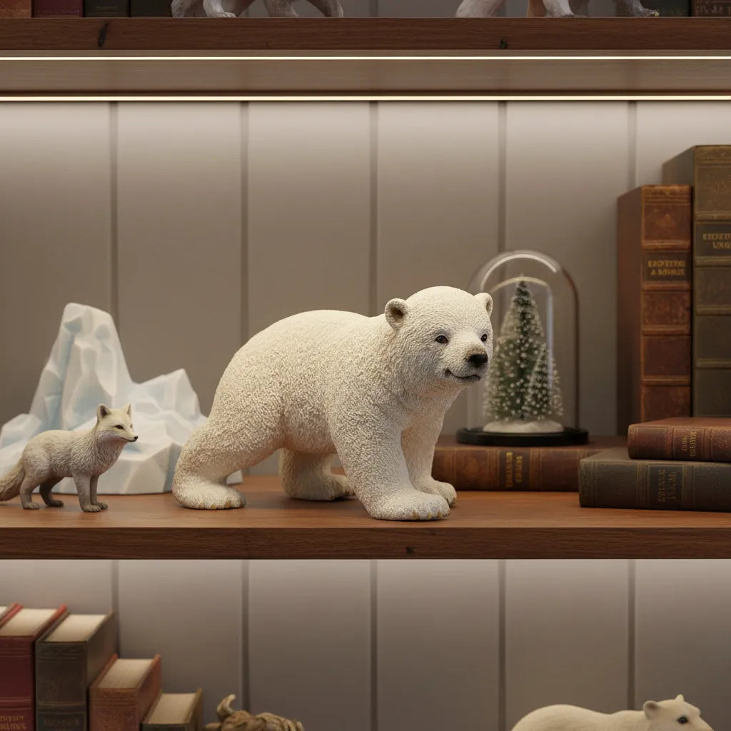 Figuras Cria Oso Polar Hecho A Mano Schleich