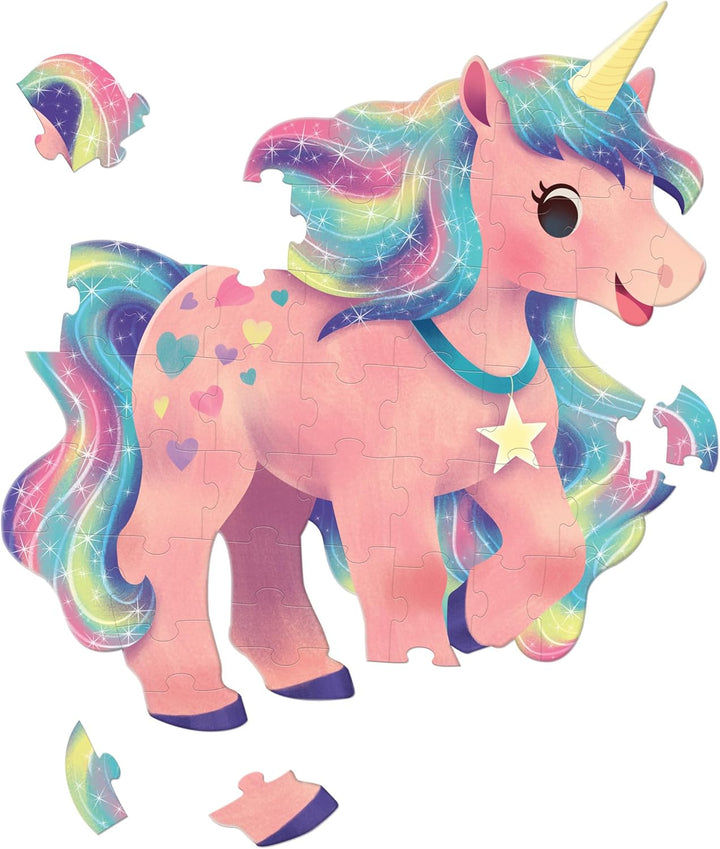 Rompecabezas Jumbo Unicornio 48 Piezas Para Niños