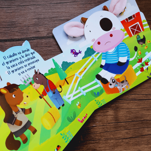Libro Grandes Aventuras  La Pequeña Vaca Para Niños