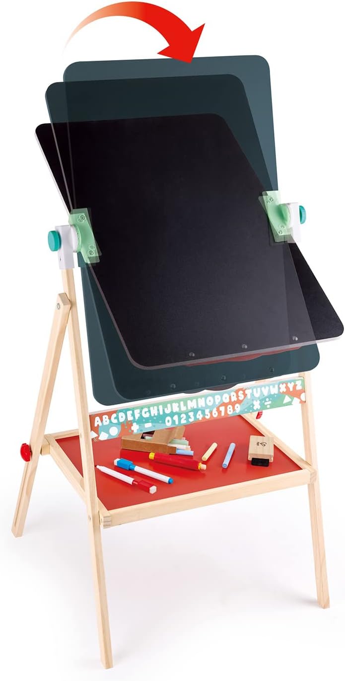 Juguete Didáctico Tablero Plegable Doble Cara Para Niños
