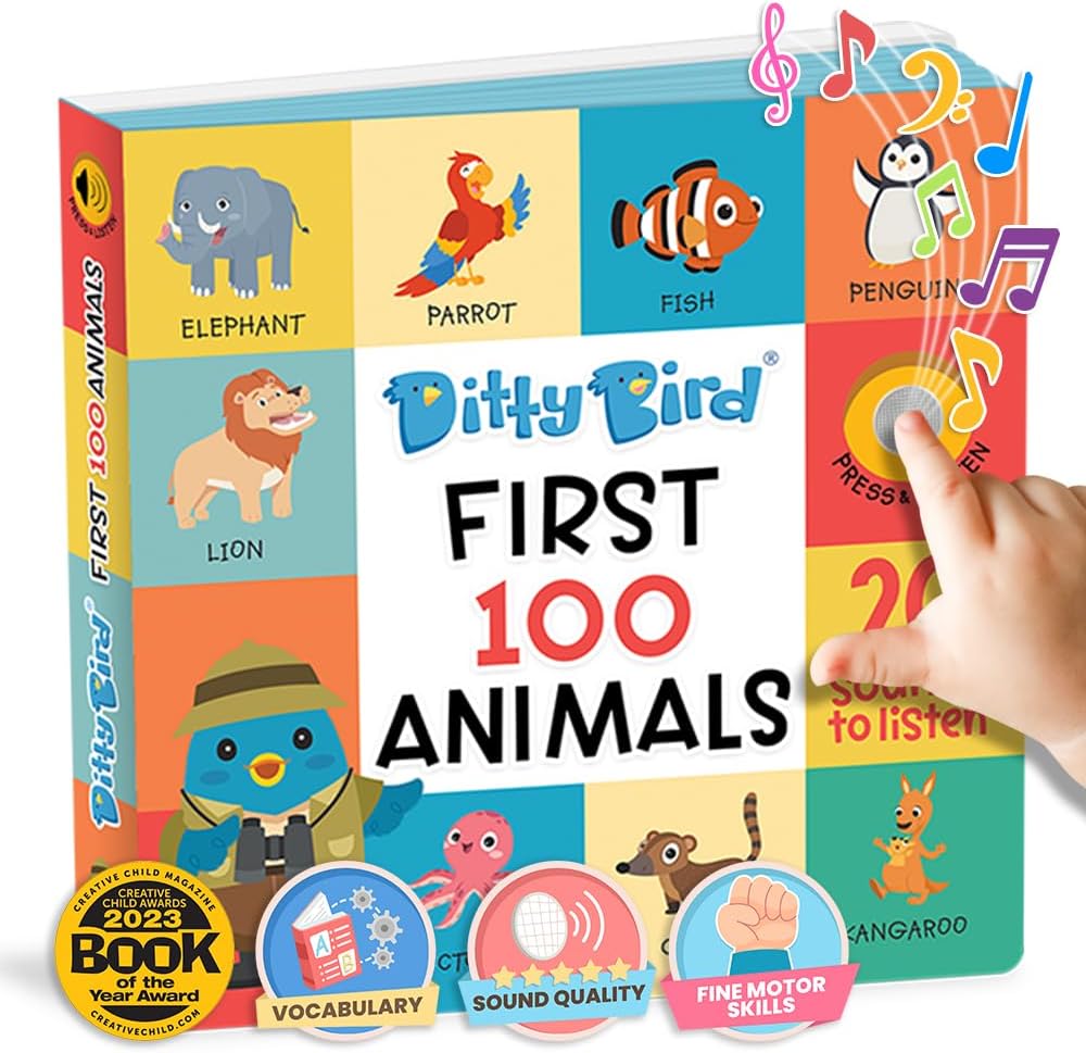Libro Interactivo First 100 Animals Sonidos Niños