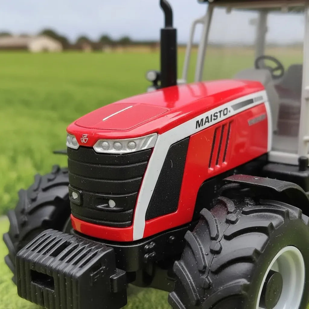 Tractor a escala Massey Ferguson Rojo