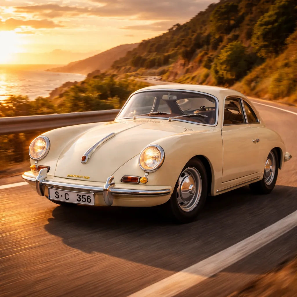 Carro A Escala Bburago 1/24 Porsche 356b Coupe