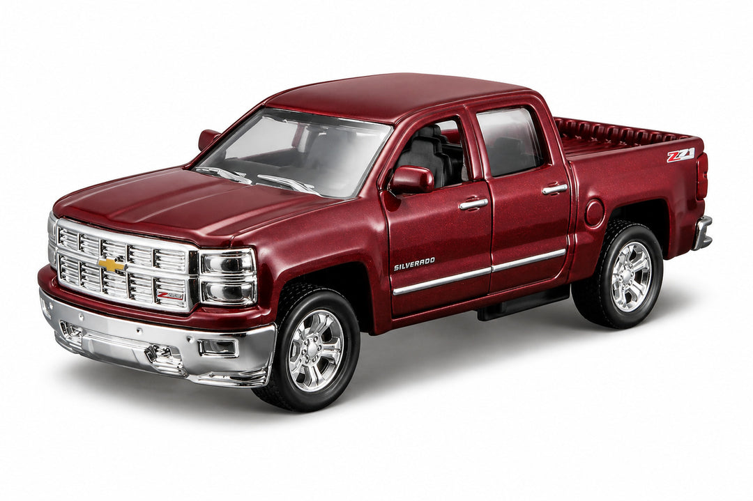 Carros Coleccionable 1:36 Chevrolet Silverado 1500 Rojo