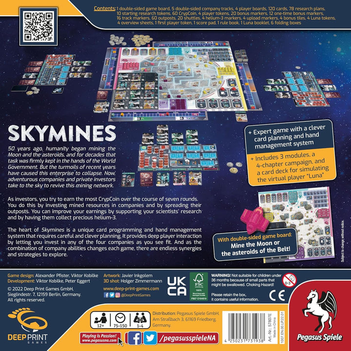 Juego De Mesa Estrategia Skymines Niños Adultos
