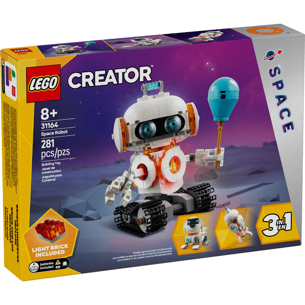 Juego Lego 281 Piezas Robot Espacial Niños