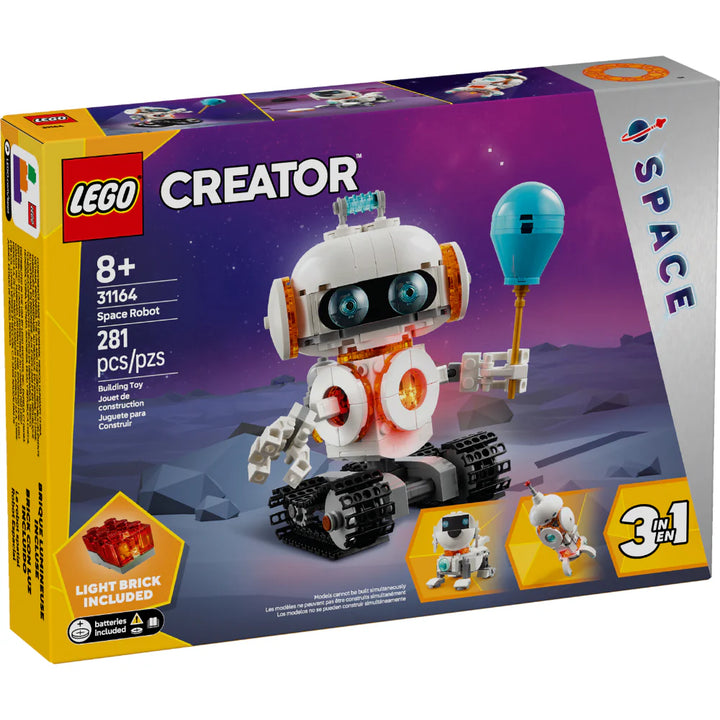 Juego Lego 281 Piezas Robot Espacial Niños