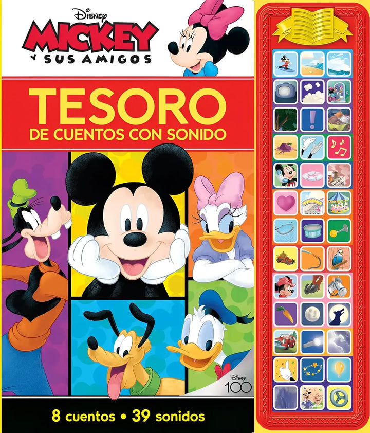 Libro con sonido de Mickey y sus amigos Para Niños