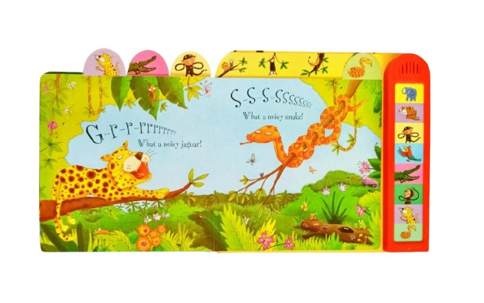 Libro Didáctico Con Sonidos Jungla Ruidosa Para Niños