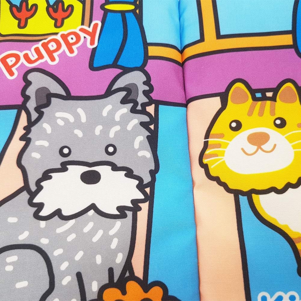 Libro Didáctico Tela Colas Animales Para Niños
