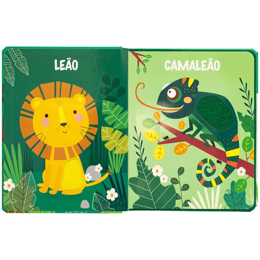Libro Interactivo Reino Animal Texturas De Fieltro Niños