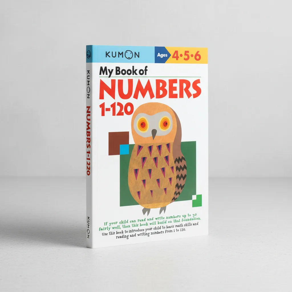 Libro Didáctico Kumon My Book Of Numbers 1-120 Para Niños