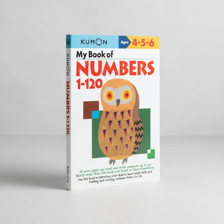 Libro Didáctico Kumon My Book Of Numbers 1-120 Para Niños