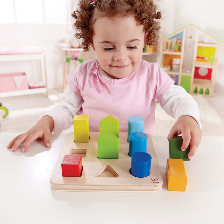 Juego didáctico de clasificación en madera para niños