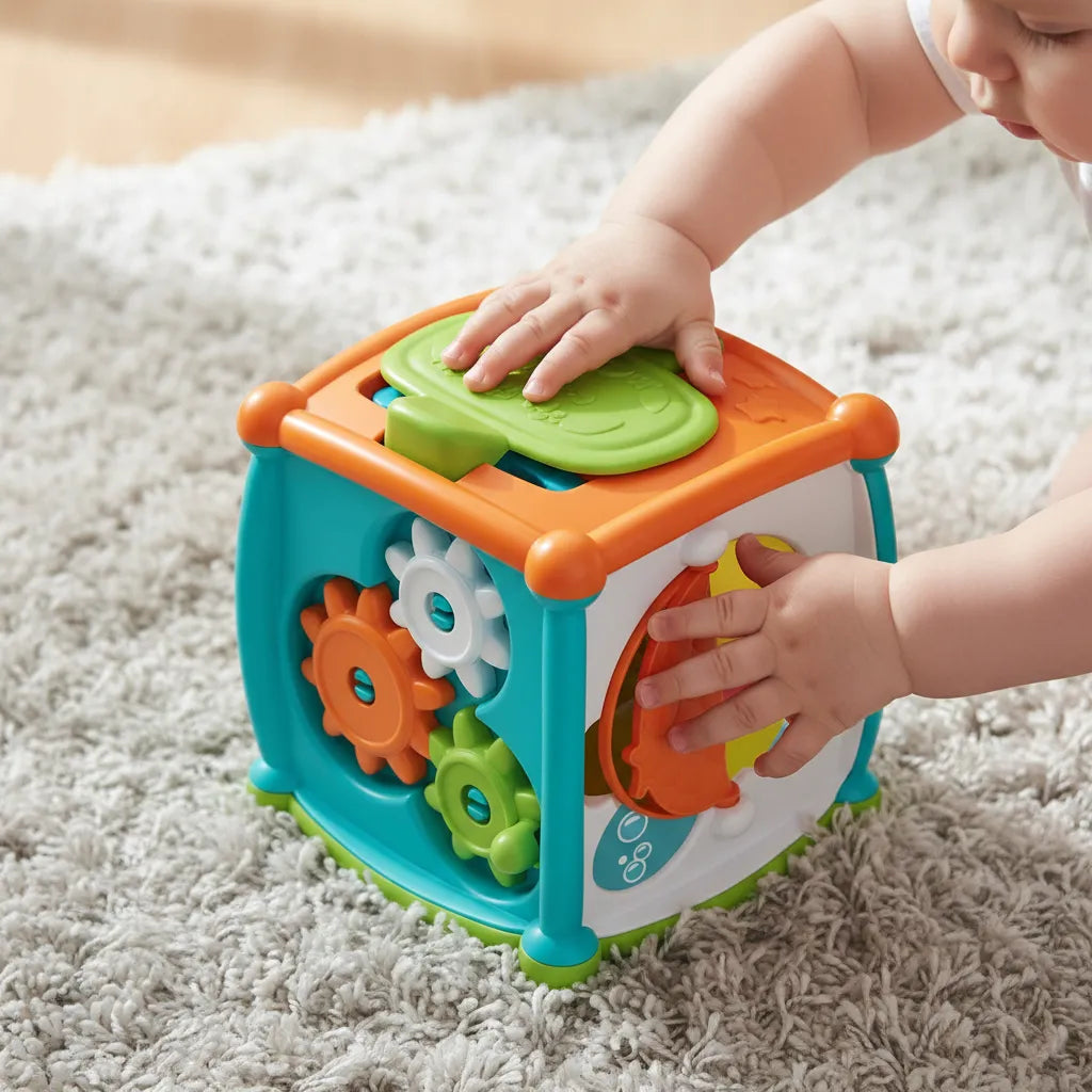 Juego Didáctico Cubo Actividades Para Bebés