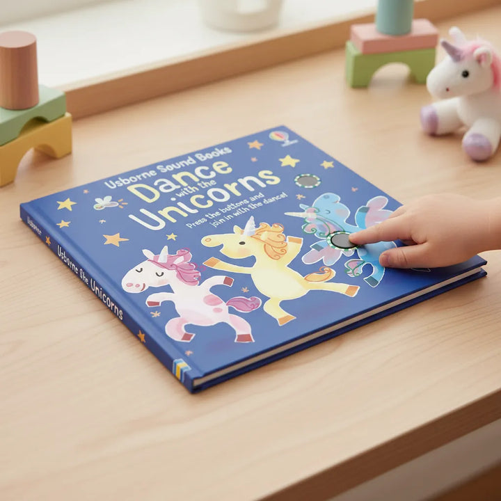 Libro Didáctico Con Sonido Baila Con Los Unicornios Niños