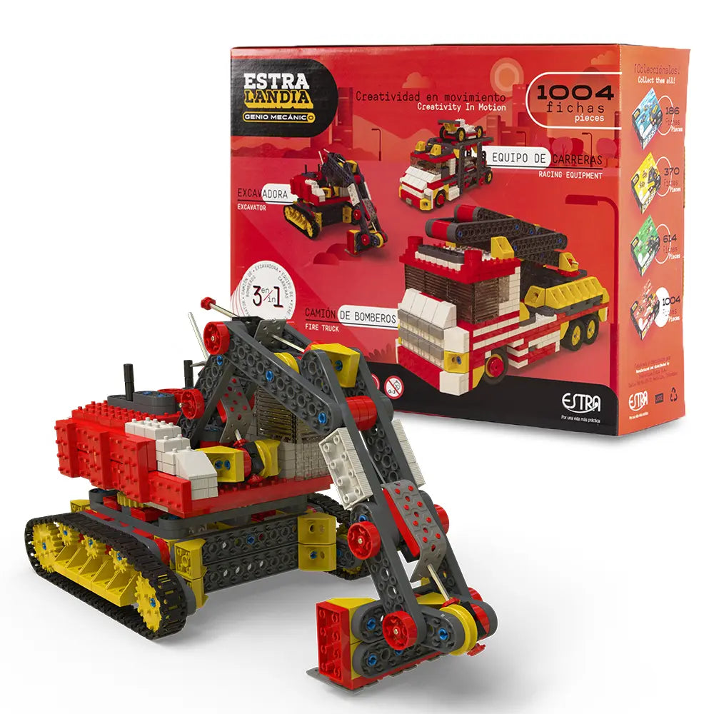 Set Construcción Motricidad Genio Mecánico 1004 pza