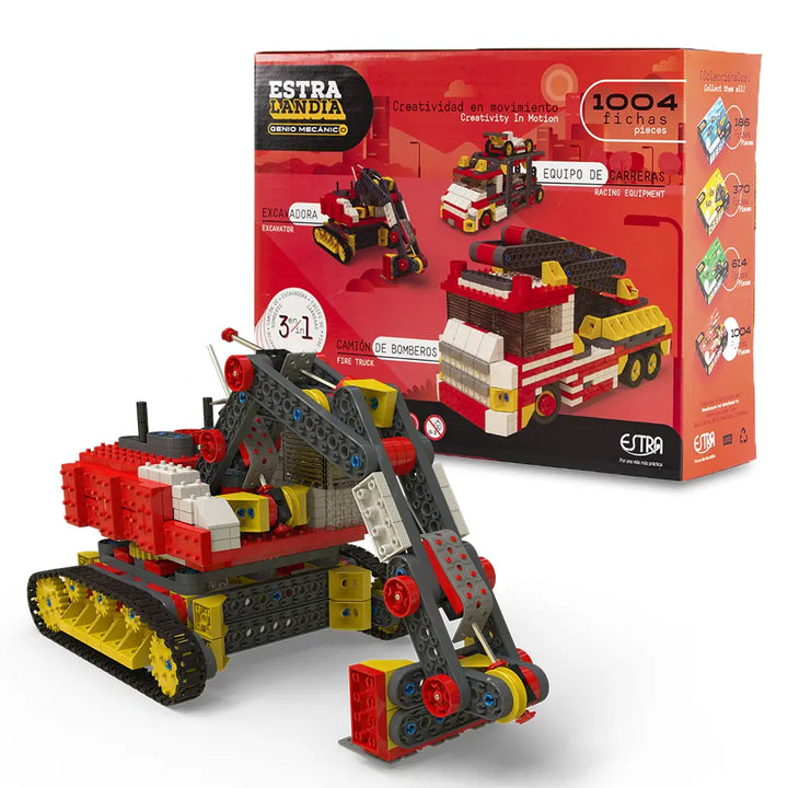 Set Construcción Motricidad Genio Mecánico 1004 pza