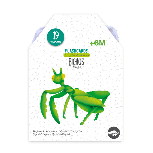 Juego Flashcards Educativas Bichos Para Niños