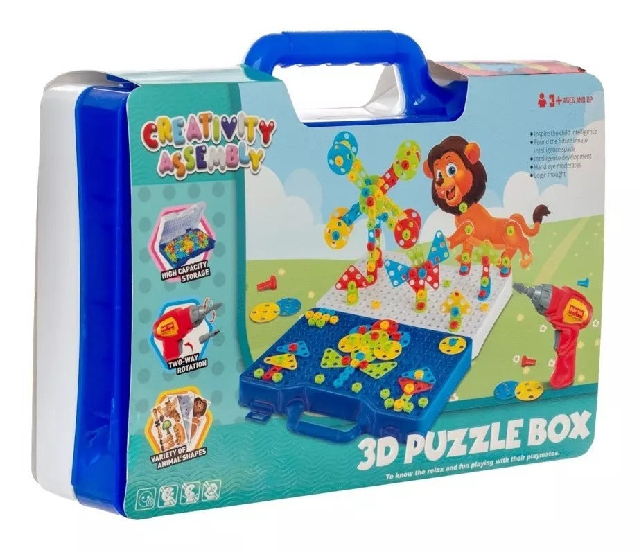 Juguete Maletín 240 Piezas Figuras 3d Para Niños