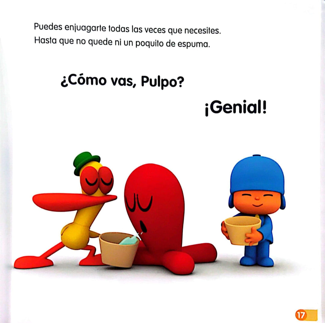 Libro infantil Pocoyo a Cepillarse Los Dientes