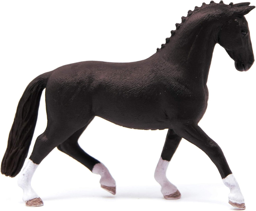 Figura Caballo Hannoveriana Negra Pintada A Mano