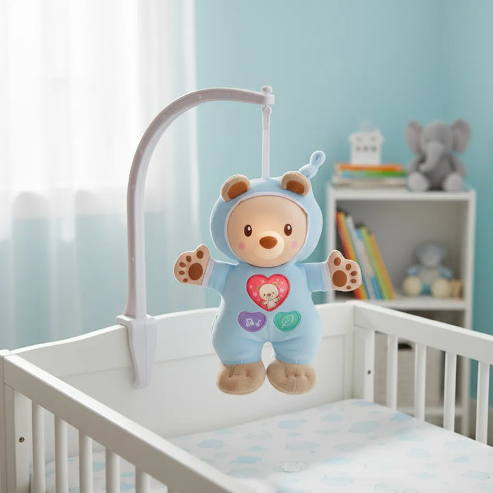 Juguete Cuco Luz De Cuna Musical Para Bebés