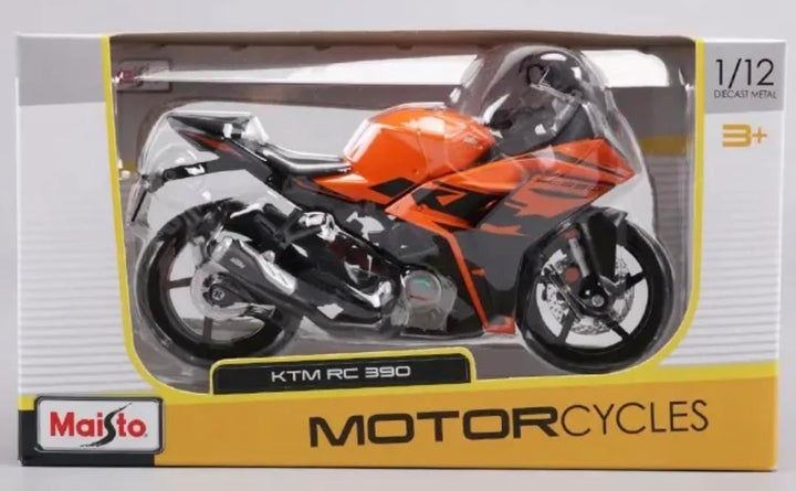 Moto Coleccionable 1:12 Mc Ktm Rc390 Naranja