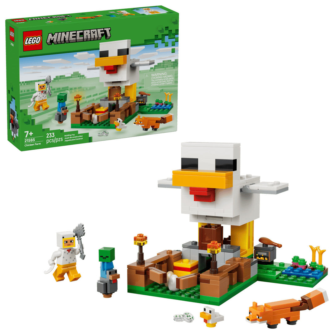 Juego Construcción Minecraft Granja De Gallinas Lego Original