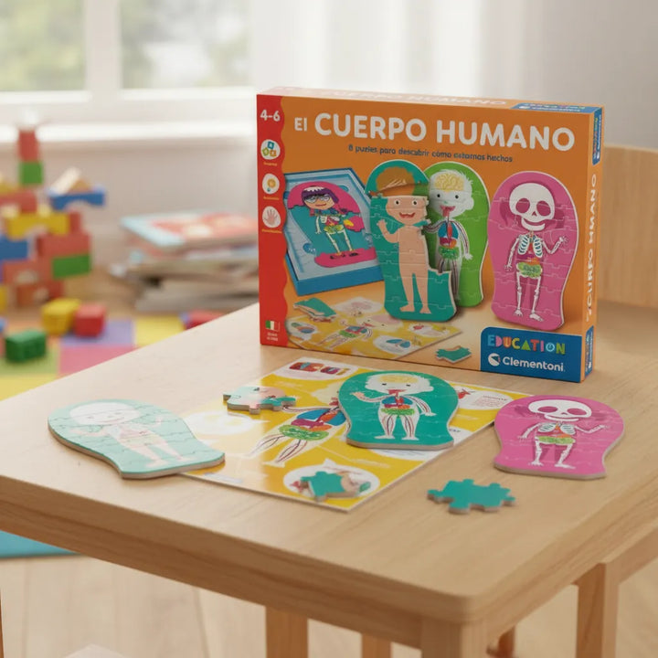 Juego Rompecabezas Del Cuerpo Humano Niños