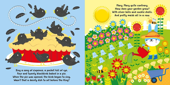 Libro Interactivo Nursery Rhymes Con Sonido Y Texturas Niños