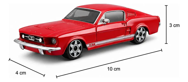 Carro A Escala 1:43 Ford Mustang GT Rojo
