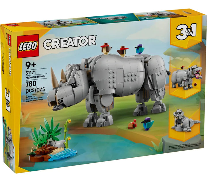Juego Lego Creator 3 En 1 Rinoceronte