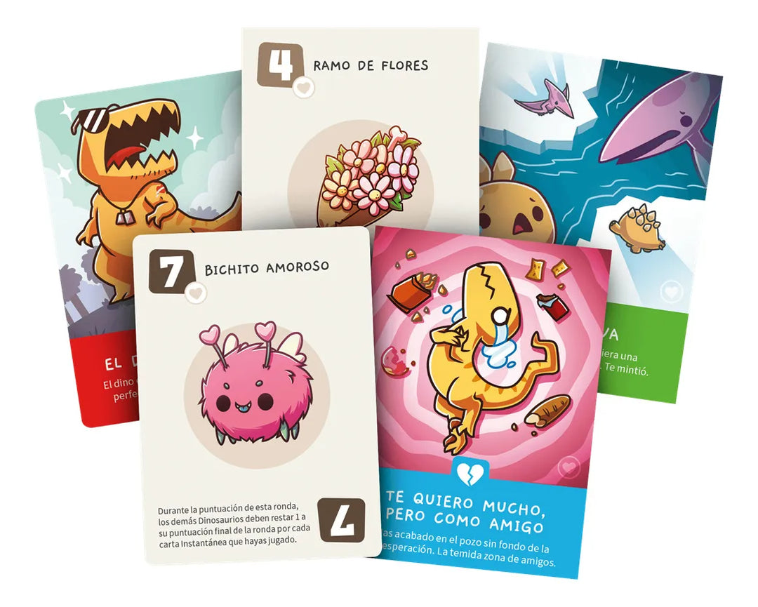 Juego De Mesa Happy Little Dinosaurs Citas Desastrosas