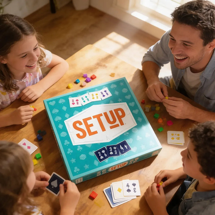 Juego De Mesa Setup Secuencias Y Estrategia Niños Familia