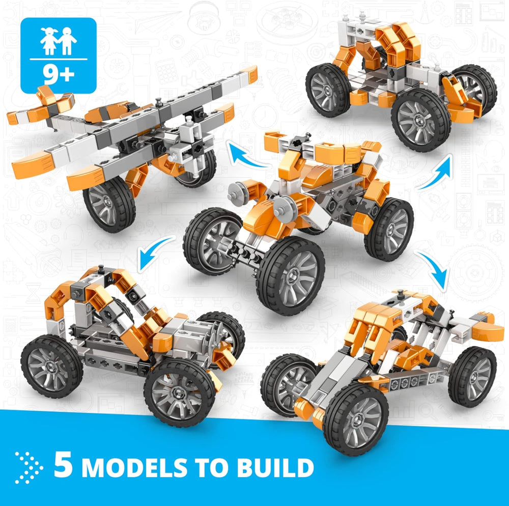 Juego De Construcción Carros Y Aviones 5 En 1