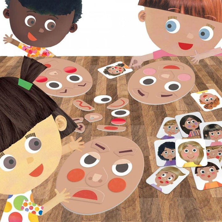 Juego Didáctico Caras Divertidas Para Niños
