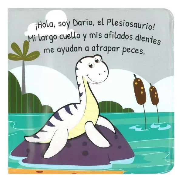 Libro Ilustrado Hora Del Baño Dinosaurios Para Niños