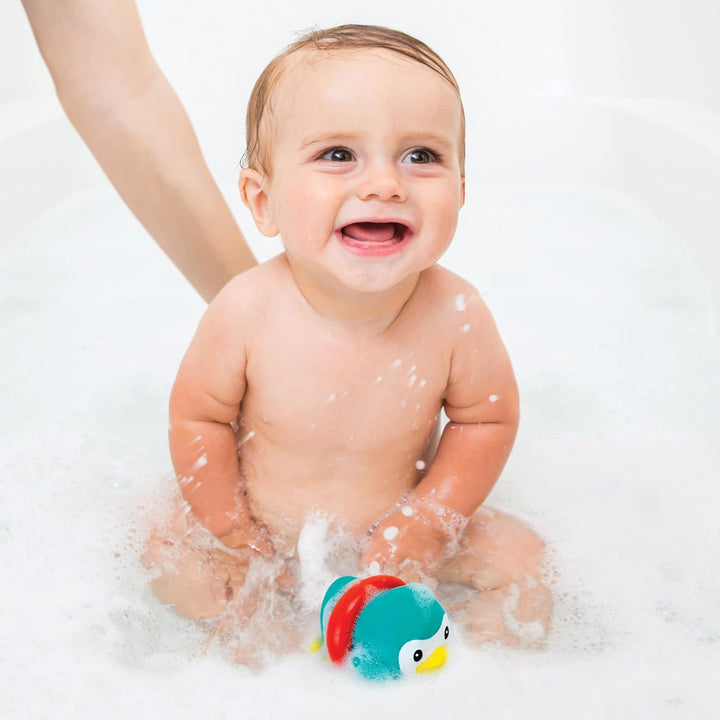 Juguete De Baño Bebés Pingüino Silicona Niños