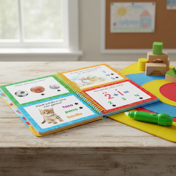 Libro Pluma Mágica Kindergarten Preguntas Y Respuestas Niños