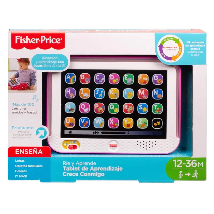 Juguete Tablet Aprendizaje Crece Conmigo Rosa Niños