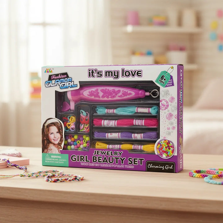 Juego Set  Accesorios Para Peinar Y Diseñar Niñas
