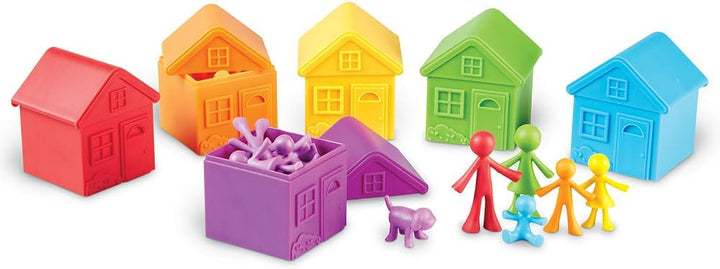 Juego Set Educativo Clasificación familia Para Niños