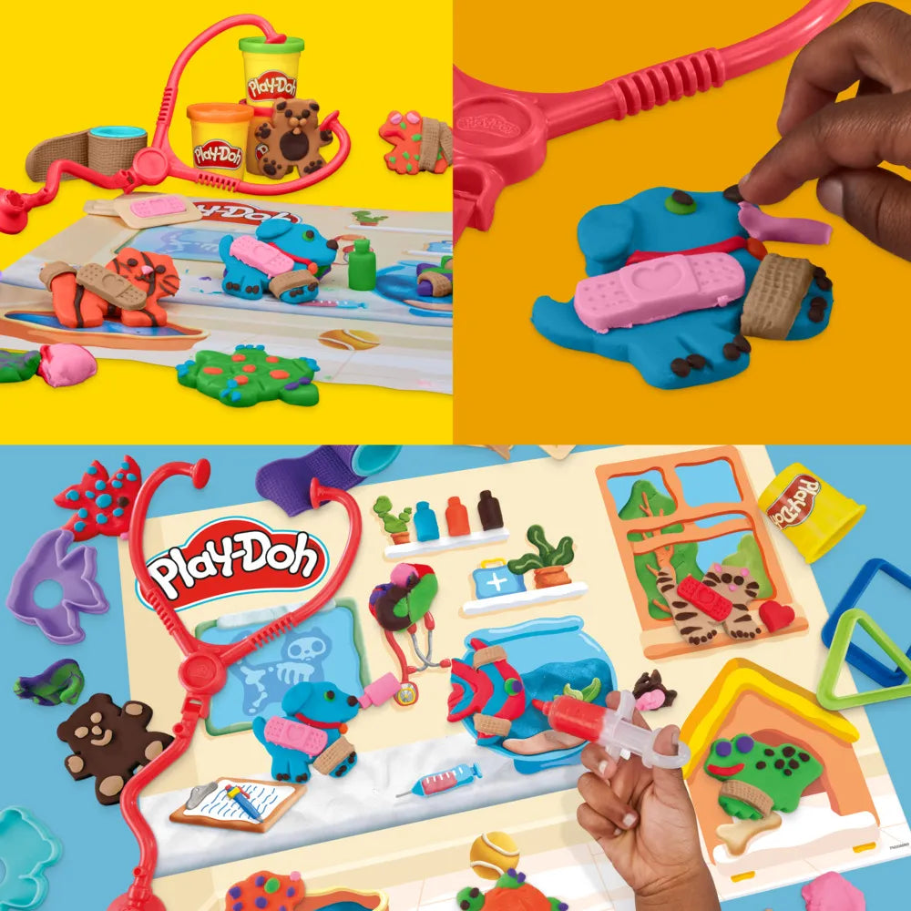 Juguete Play-doh Set Veterinario Para Niños