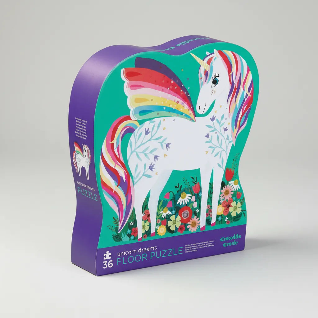 Rompecabezas 36 piezas Jardín de unicornios