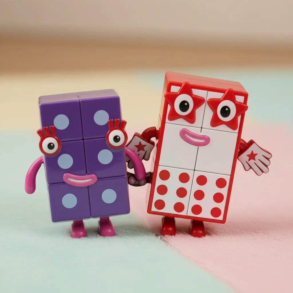 Juego Figuras Numberblocks Del 6 Al 10 Niños