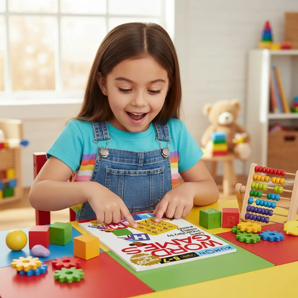 Libro Kumon Juegos De Palabras En Ingles Para Niños